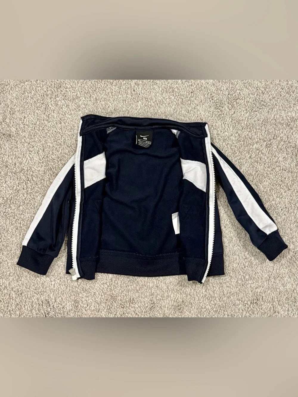 Nike Baby 18M Navy White Tracksuit Jacket & Pants Set
